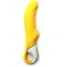 Жёлтый вибратор Satisfyer Yummy Sunshine - 22,5 см.