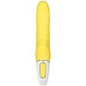 Жёлтый вибратор Satisfyer Yummy Sunshine - 22,5 см.