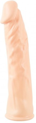 Телесная насадка-удлинитель Silicone Extension - 19 см.
