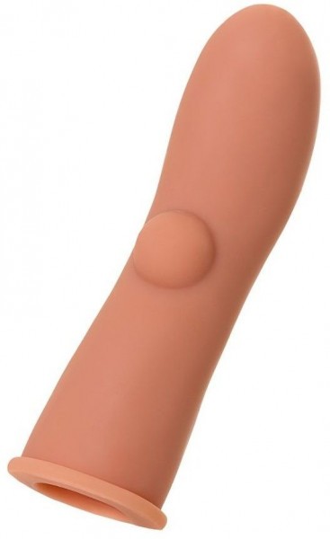 Насадка на фаллос с имитацией пирсинга Extreme Sleeve 001 M-size - 14,7 см.