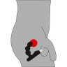 Стимулятор простаты с вибрацией Rebel Bead-shaped Prostate Stimulator