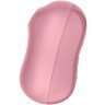 Розовый вакуум-волновой вибростимулятор Cotton Candy
