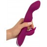 Фиолетовый вибратор A   G-Spot Rabbit Vibrator для стимуляции зон G и A - 23,6 см.
