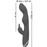 Фиолетовый вибратор A   G-Spot Rabbit Vibrator для стимуляции зон G и A - 23,6 см.