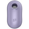Сиреневый вакуумный вибростимулятор клитора Satisfyer Pro To Go 2