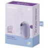 Сиреневый вакуумный вибростимулятор клитора Satisfyer Pro To Go 2
