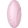 Розовый вакуум-волновой стимулятор с вибрацией Vulva Lover 3