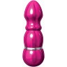 Алюминиевый рельефный вибратор PINK SMALL - 7,5 см.