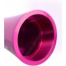 Алюминиевый рельефный вибратор PINK SMALL - 7,5 см.