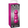 Алюминиевый рельефный вибратор PINK SMALL - 7,5 см.