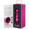 Алюминиевый рельефный вибратор PINK SMALL - 7,5 см.
