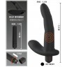 Черный вибромассажер простаты Naughty Finger Prostate Vibe - 13,8 см.