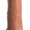 Кофейный фаллоимитатор 6  Silicone Dual Density Cock - 17 см.