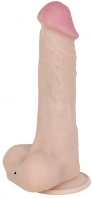 Телесный вибратор-реалистик NEOSKINUM - 21 см.