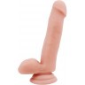 Телесный фаллоимитатор-реалистик Dual Density Dildo - 18 см.