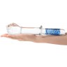 Стеклянный стимулятор в форме сжатой в кулак руки 11’’ Glass Fist Double Ended With Handle Grip - 28 см.