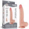 Телесный фаллоимитатор 8.5 Sliding Skin Dual Layer Dong - 20 см.