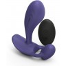 Темно-синий вибромассажер Witty P G Vibrator with Remote Control