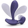 Темно-синий вибромассажер Witty P G Vibrator with Remote Control