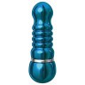 Голубой аллюминиевый вибратор BLUE SMALL - 7,5 см.