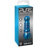 Голубой аллюминиевый вибратор BLUE SMALL - 7,5 см.