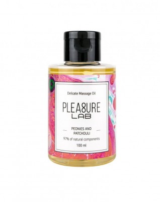 Массажное масло Pleasure Lab Delicate с ароматом пиона и пачули - 100 мл.