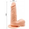 Телесный ротатор-реалистик Jenie - 14,5 см.