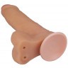 Телесный фаллоимитатор на присоске BEST COCK 8 - 22 см.