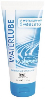 Лубрикант на основе чистой родниковой воды WaterLube - 100 мл.