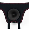 Женский темнокожий страпон Easy Strapon Set 7 Inch - 18 см.