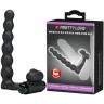 Черная насадка для двойной стимуляции Hercules Penis Sheath III - 15,3 см.