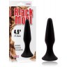Черная анальная пробка L Silicone Plug - 12,8 см.