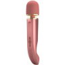 Персиковый жезловый вибратор Power Wand - 29 см.