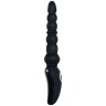 Черная анальная виброелочка Magic Stick - 22,6 см.