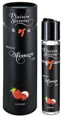 Массажное масло с ароматом личи Huile de Massage Gourmande Litchi - 59 мл.