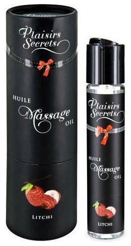 Массажное масло с ароматом личи Huile de Massage Gourmande Litchi - 59 мл.