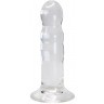Прозрачный фаллоимитатор на присоске Gallant Jelly Dildo - 16 см.