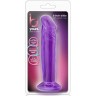 Фиолетовый анальный фаллоимитатор Sweet N Small 6 Inch Dildo With Suction Cup - 16,5 см.