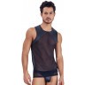 Черная прозрачная мужская майка Audacy Tank Top