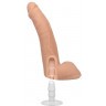 Телесный фаллоимитатор на съемной присоске Quinton James Signature Cocks - 24,1 см.
