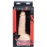 Телесный фаллоимитатор REALSTUFF REALISTIC DONG 9INCH - 23 см.