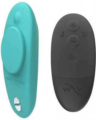 Аквамариновый вибратор в трусики We-Vibe Moxie+