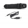 Черный вибратор-реалистик 6  Realistic Vibrator - 17 см.