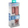 Телесная насадка-удлинитель 2 Inch Silicone X-tension with Strap - 20,3 см.