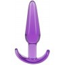 Фиолетовая анальная пробка в форме якоря Slim Anal Plug - 10,8 см.