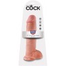 Реалистичный фаллоимитатор на присоске 11 Cock with Balls - 28 см.
