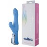 Голубой вибромассажёр VIBE THERAPY EXALTATION - 23 см. 