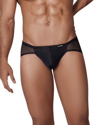 Черные трусы-джоки с ажурными вставками Urge Jockstrap
