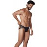 Черные трусы-джоки с ажурными вставками Urge Jockstrap