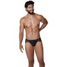 Черные трусы-джоки с ажурными вставками Urge Jockstrap